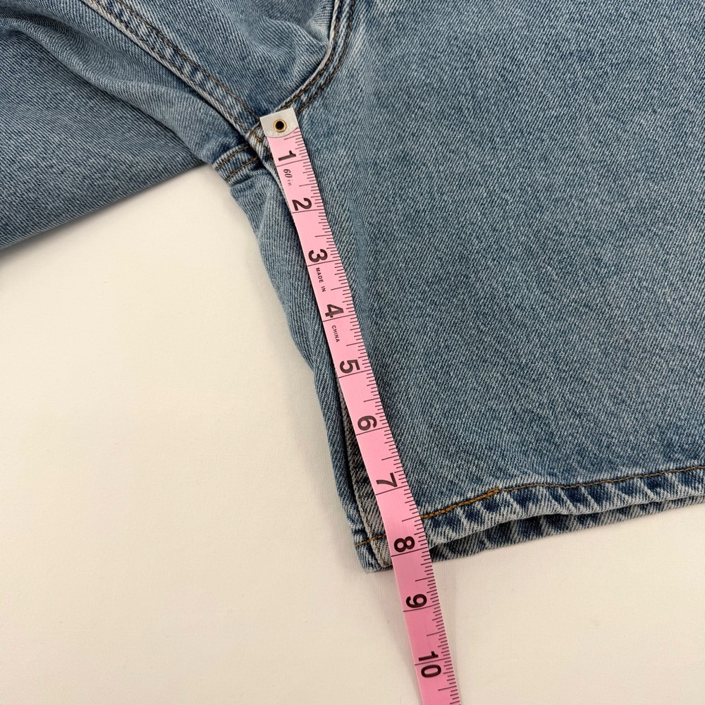 Levi's Light Wash Baggy Jorts Size 20 - Picture 8 of 8